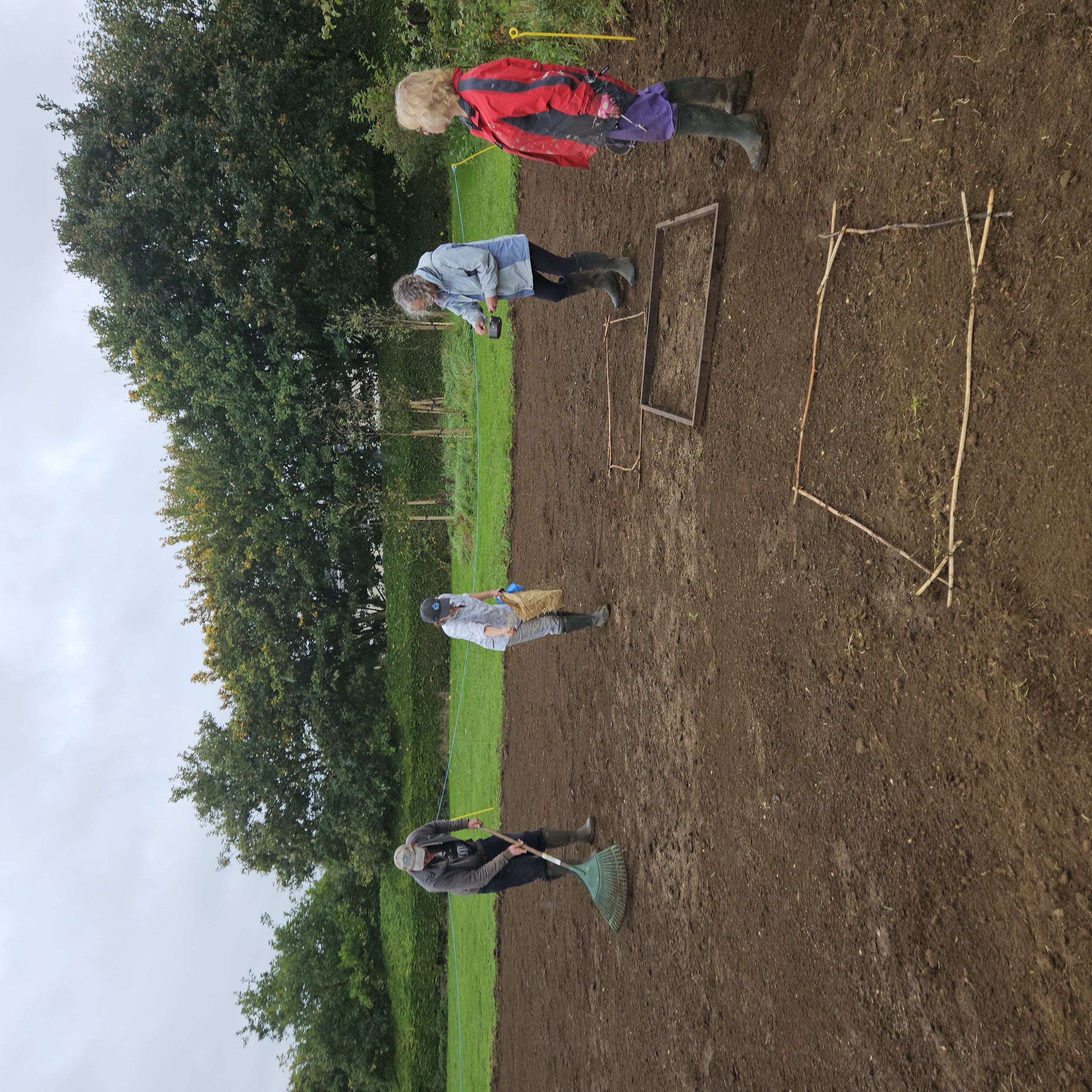 Planting Wildflower Seed in Malmesbury Cemetery!
