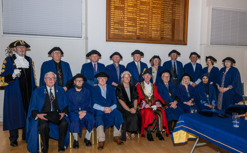 Robing Ceremony for the New Mayor of Malmesbury, Councillor Stephen James