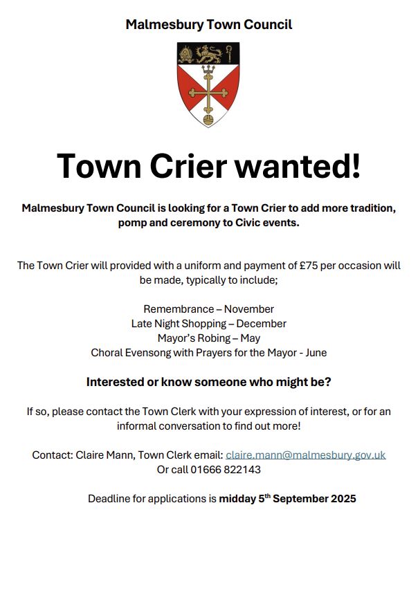 Town Crier Needed! 