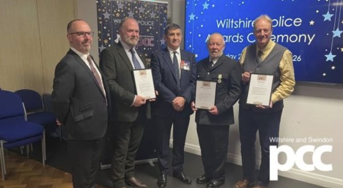 PCC recognises outstanding contributions to community safety at Wiltshire Police Force Awards Ceremony