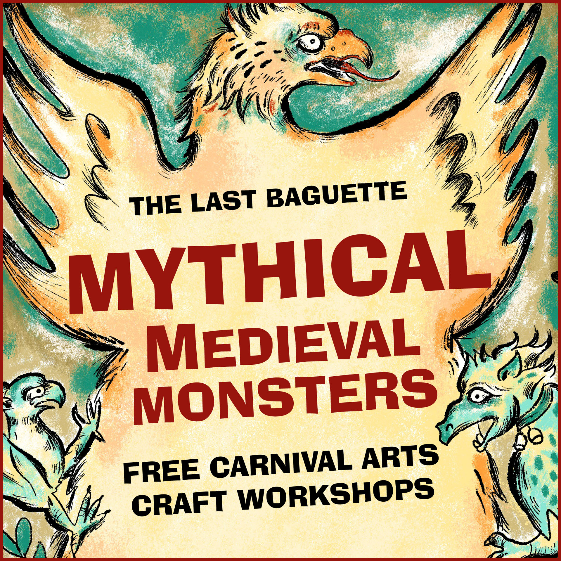 Free Carnival craft workshop - Mythical Medieval Monsters 24 - 27th August